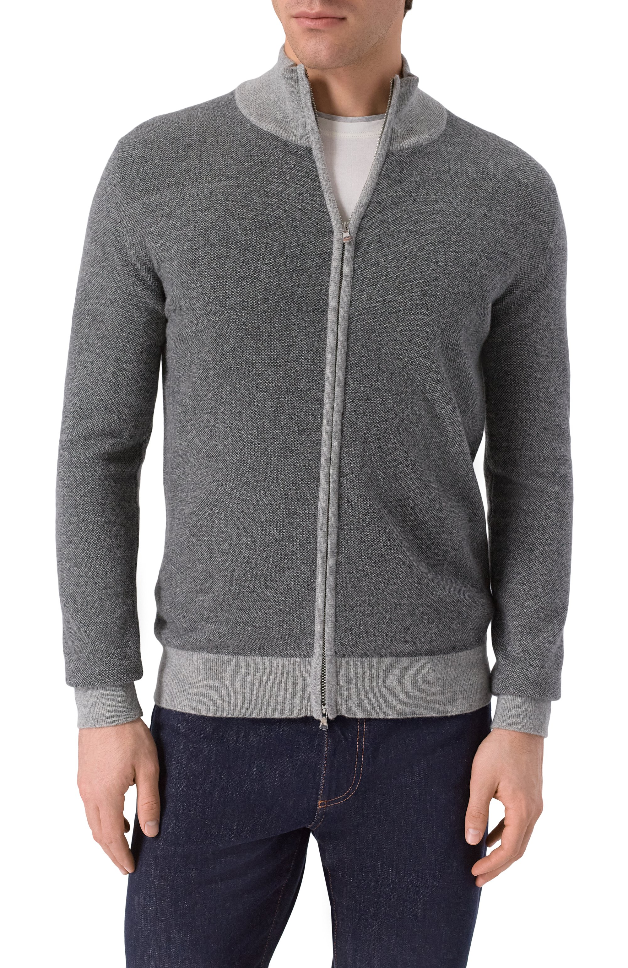 Кардиган из шерсти и кашемира ANDREA CAMPAGNA, арт. M5625-9416, фото 3