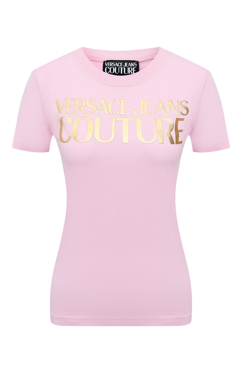 Хлопковая футболка VERSACE JEANS COUTURE, арт. B2HWA7TB-WDP608 L0G0 F0IL/30319, фото 1