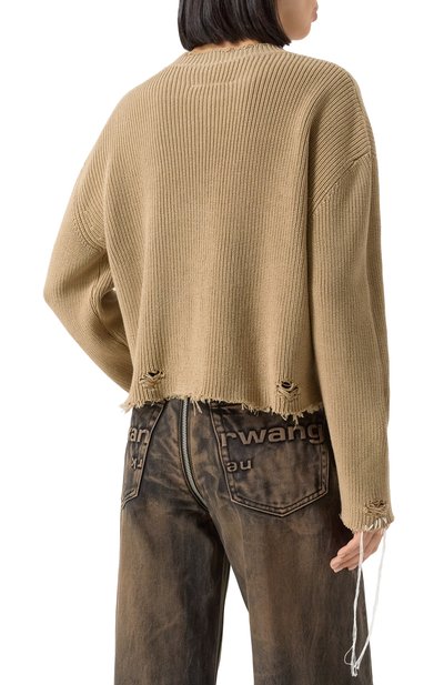 Хлопковый свитер MM6, арт. S52HL0036/M13089, фото 4