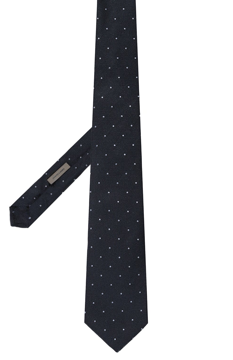 Шелковый галстук CORNELIANI темно-синего цвета по цене 24500 руб., арт. 94U390-9420307, фото 3 Шелковый галстук CORNELIANI, арт. 94U390-9420307, фото 3