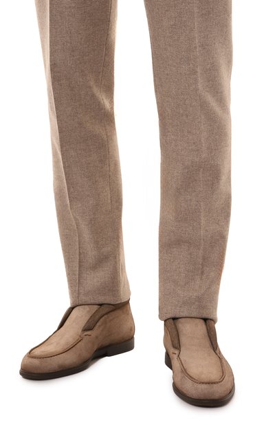 Замшевые ботинки malibu SANTONI, арт. MGAG18974DKTGGEX., фото 3