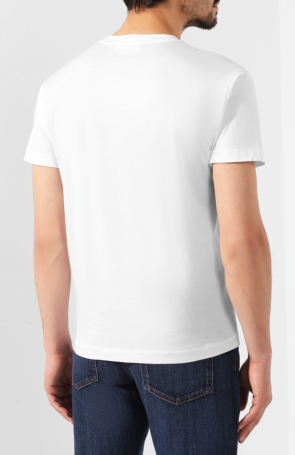 Хлопковая футболка STONE ISLAND, арт. 711524113, фото 4