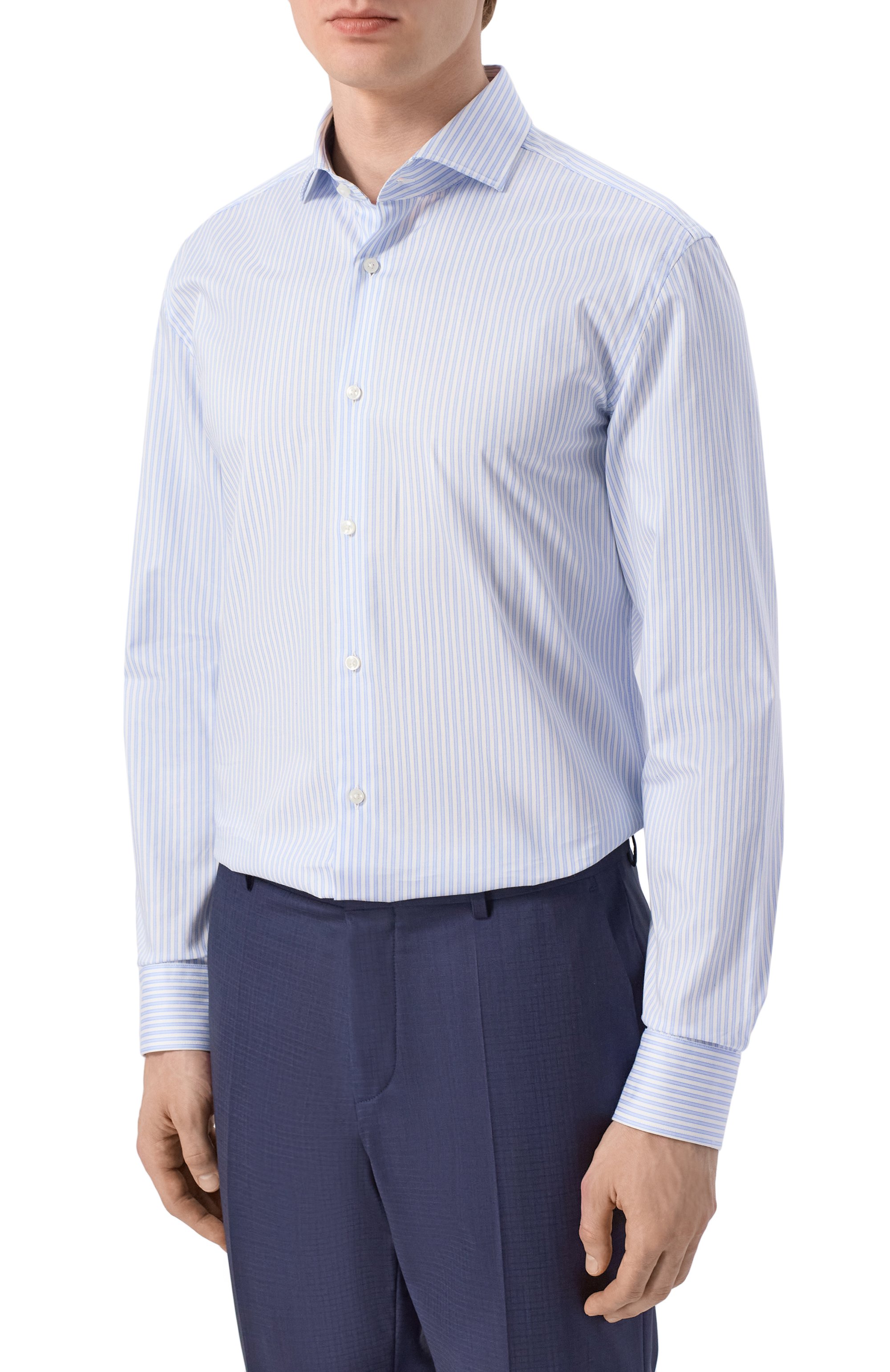 Хлопковая сорочка BOSS, арт. 50560646, фото 3