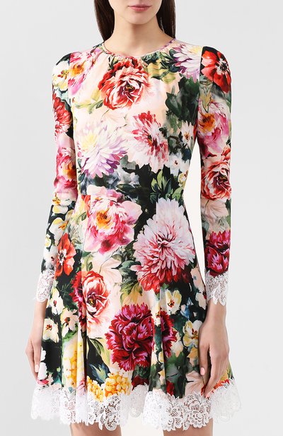 Платье из вискозы DOLCE & GABBANA, арт. F6D20T/FSRKN, фото 3