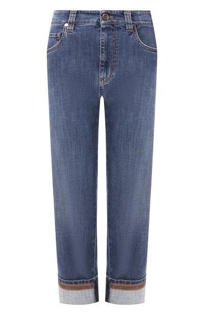 Джинсы с отворотами BRUNELLO CUCINELLI, арт. MP107P5466, фото 1