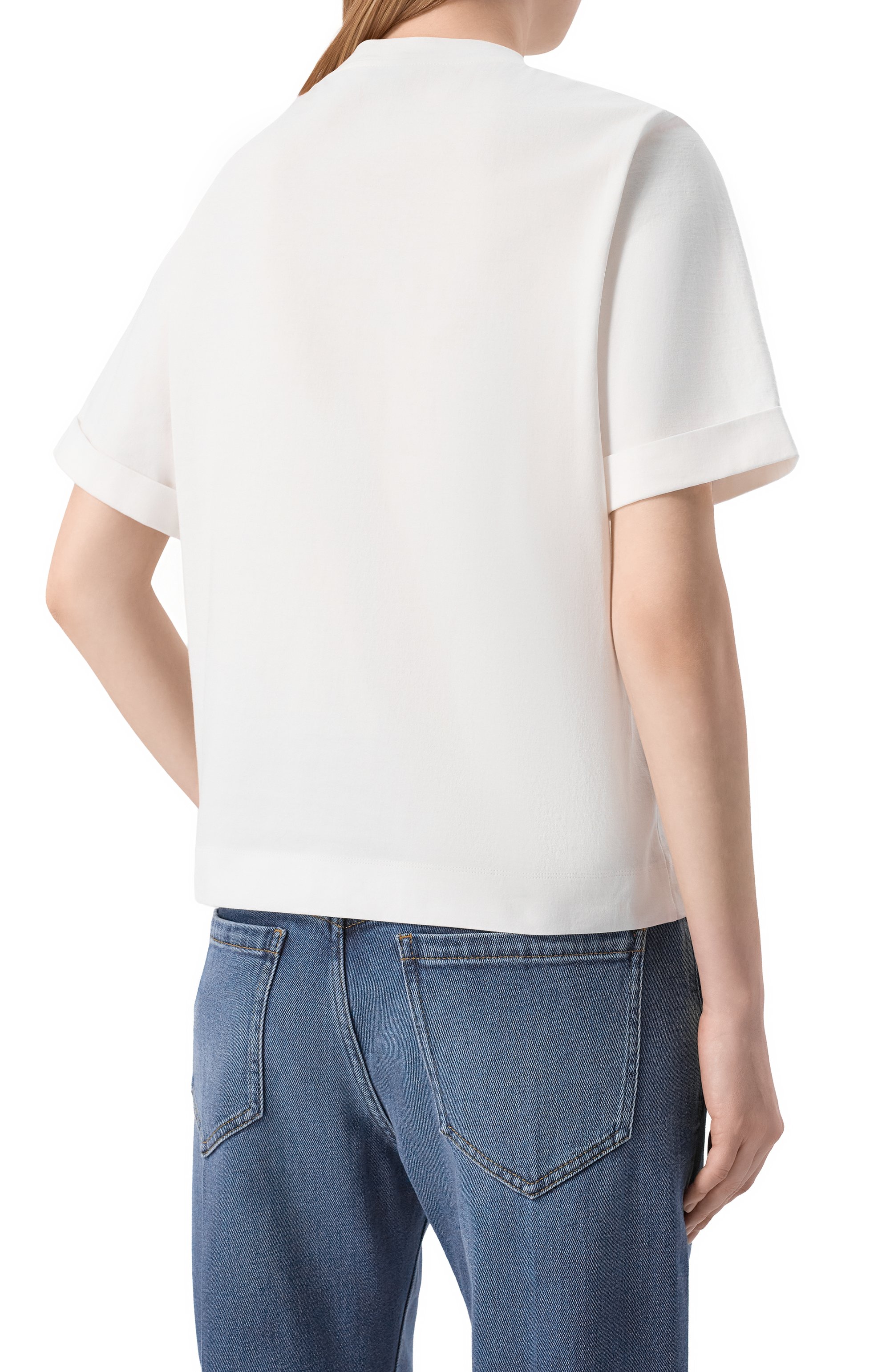 Хлопковая футболка BRUNELLO CUCINELLI, арт. M0T81BZ100, фото 4