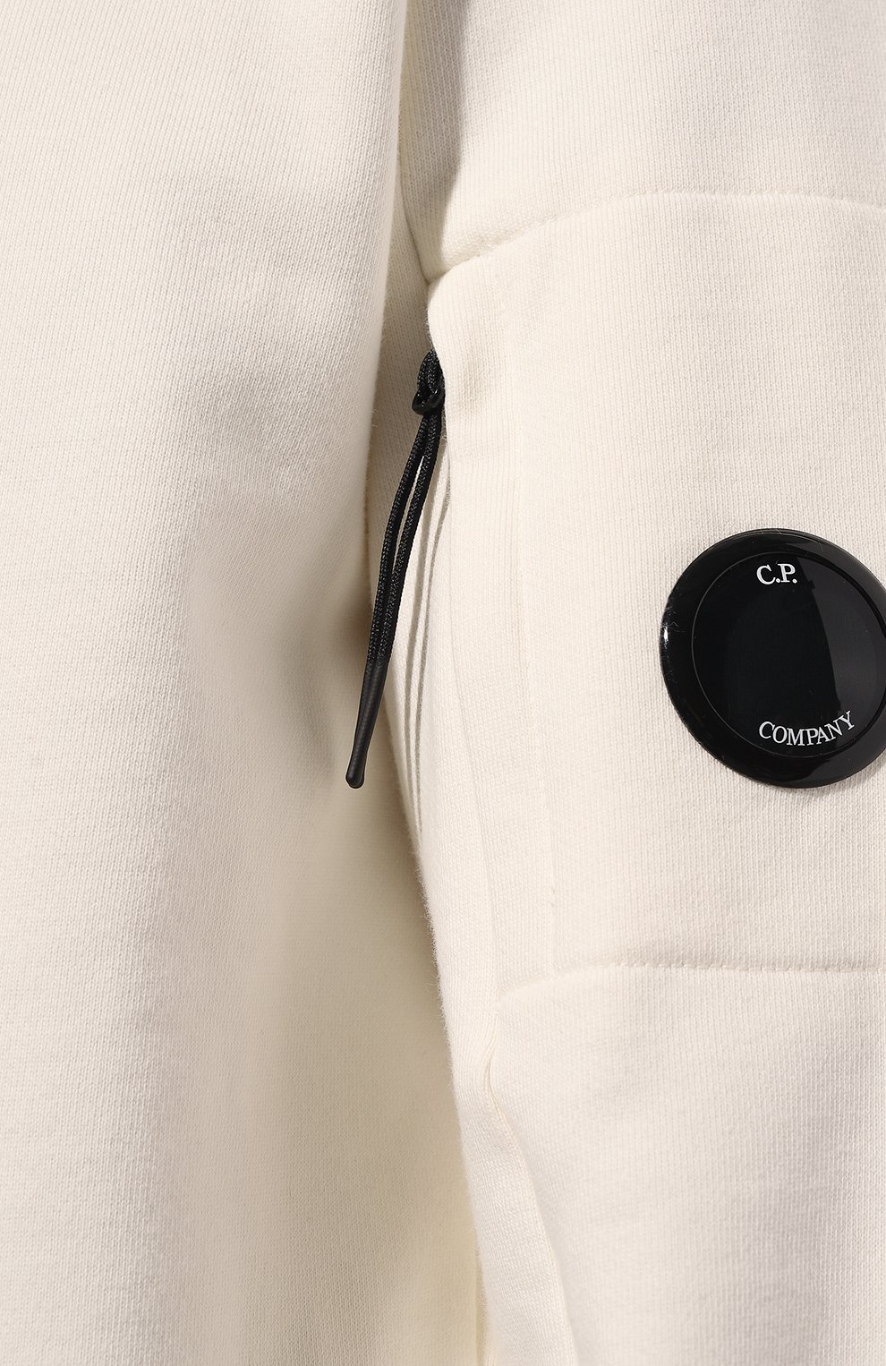 Хлопковый свитшот C.P. COMPANY белого цвета по цене 24100 руб., арт. 14CMSS022A-005086W, фото 5 Хлопковый свитшот C.P. COMPANY, арт. 14CMSS022A-005086W, фото 5