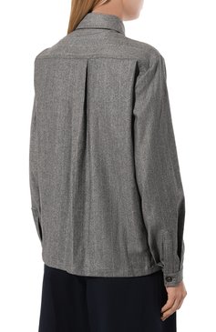 Рубашка из шерсти и вискозы KITON, арт. D56405K0554C, фото 4