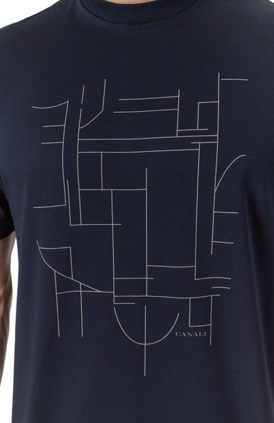 Хлопковая футболка CANALI, арт. T0806P/MJ02254, фото 5