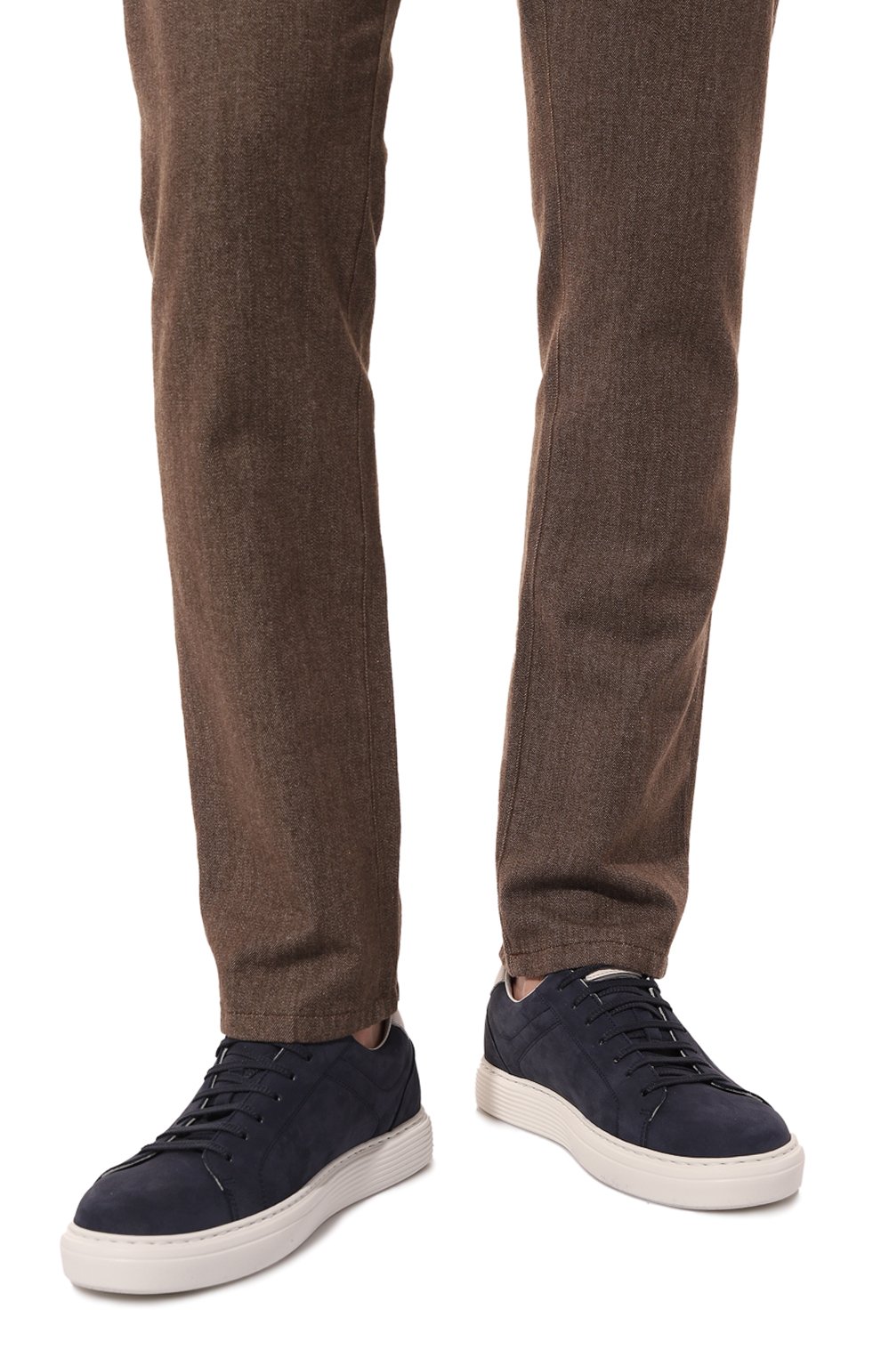 Кеды из нубука BRUNELLO CUCINELLI, арт. MZUDBTJ264, фото 3