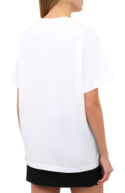 Хлопковая футболка BURBERRY, арт. 8030772, фото 4