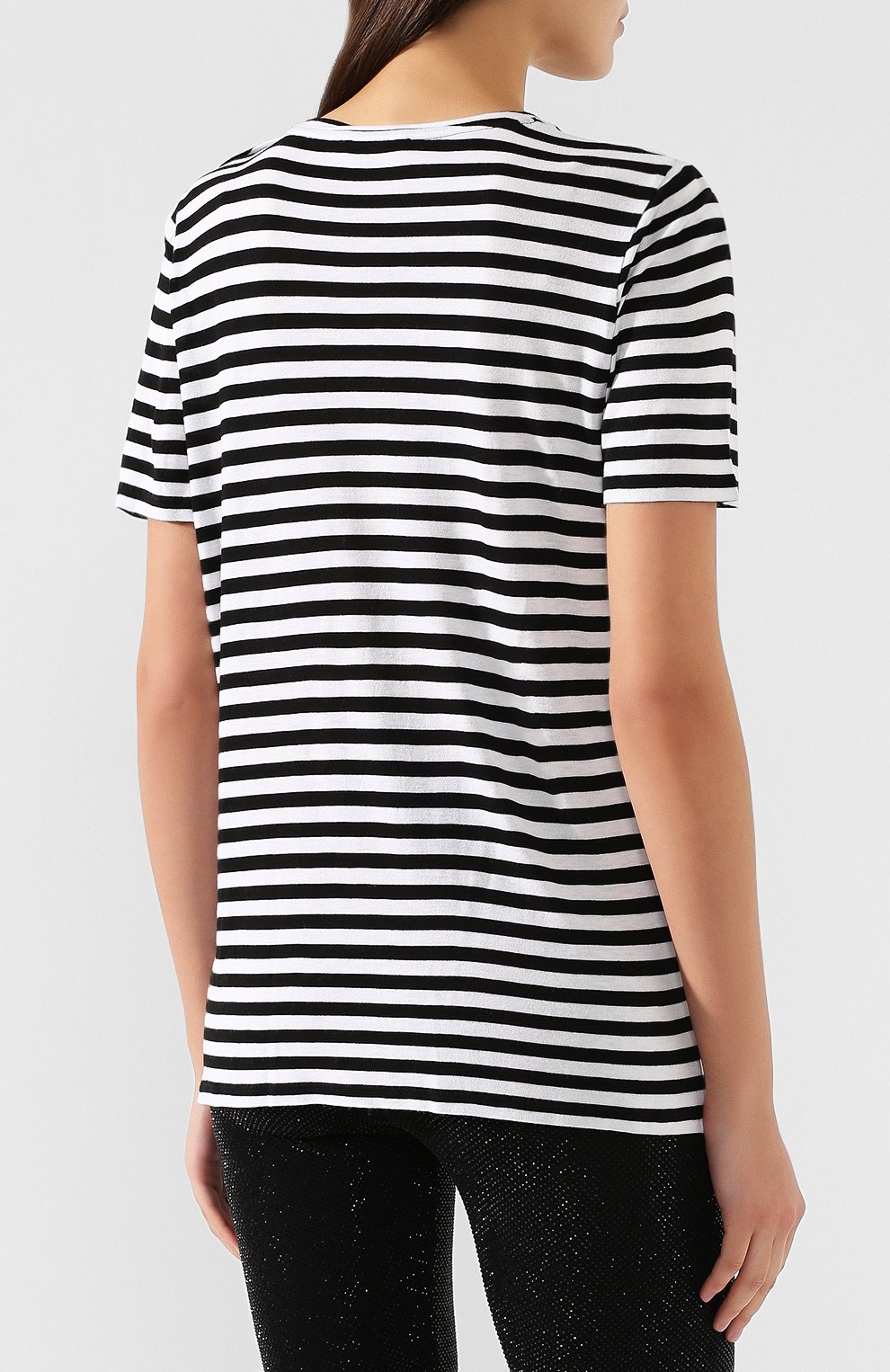 Футболка в полоску BALMAIN, арт. RF11096/V026, фото 4