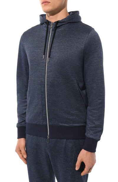 Толстовка из шелка и льна MVST, арт. 16M430/BL00, фото 3