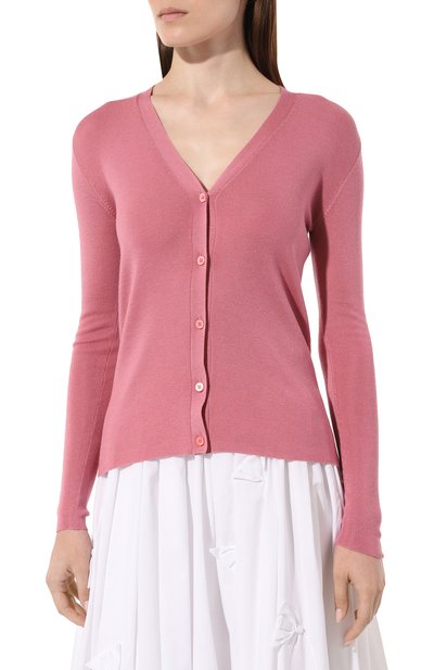 Кардиган из кашемира и шелка PRADA, арт. 25437-40J-F0410, фото 3