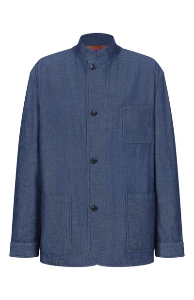 Мужская джинсовая куртка-рубашка CORTIGIANI, арт. 4AG638