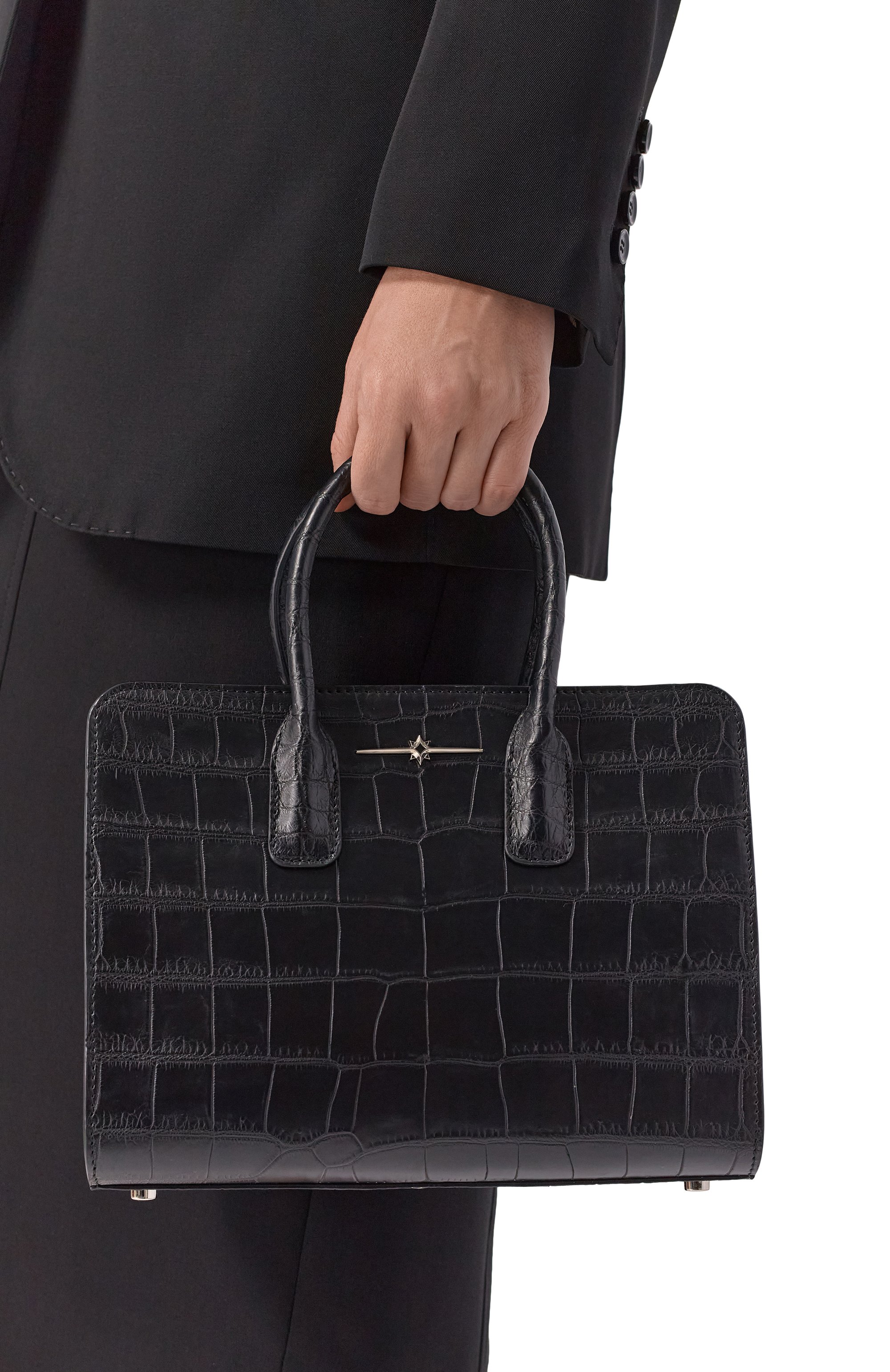 Сумка из кожи крокодила AURUS COLLECTION, арт. WB001BKS, фото 2