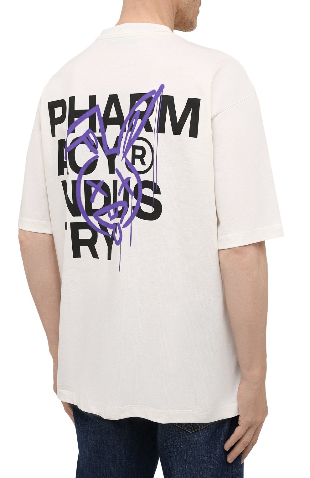 Хлопковая футболка PHARMACY INDUSTRY, арт. PHMSTMM338, фото 4