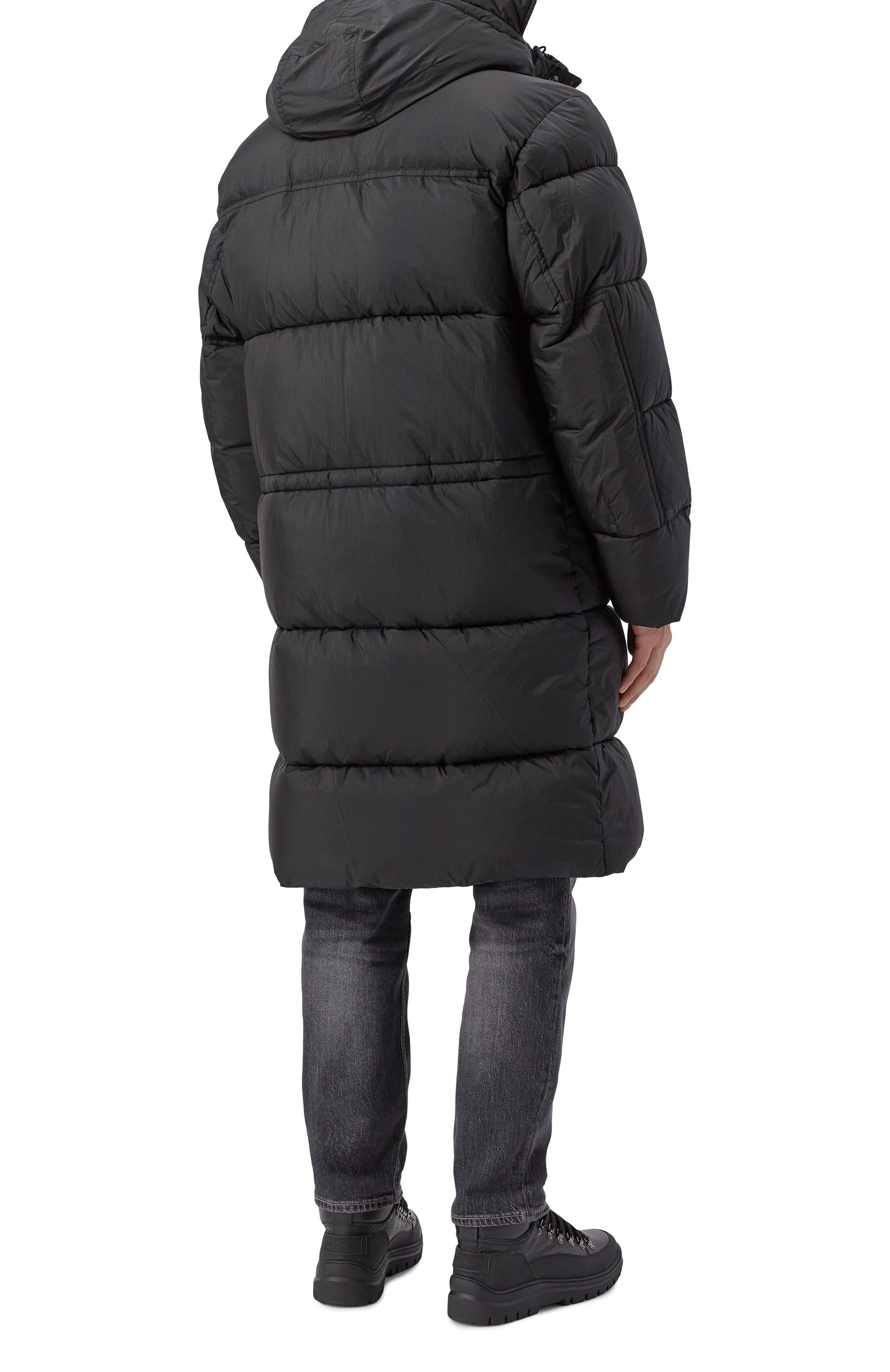 Пуховик BOSS ORANGE черного цвета по цене 75950 руб., арт. 50543617, фото 4 Пуховик BOSS ORANGE, арт. 50543617, фото 4