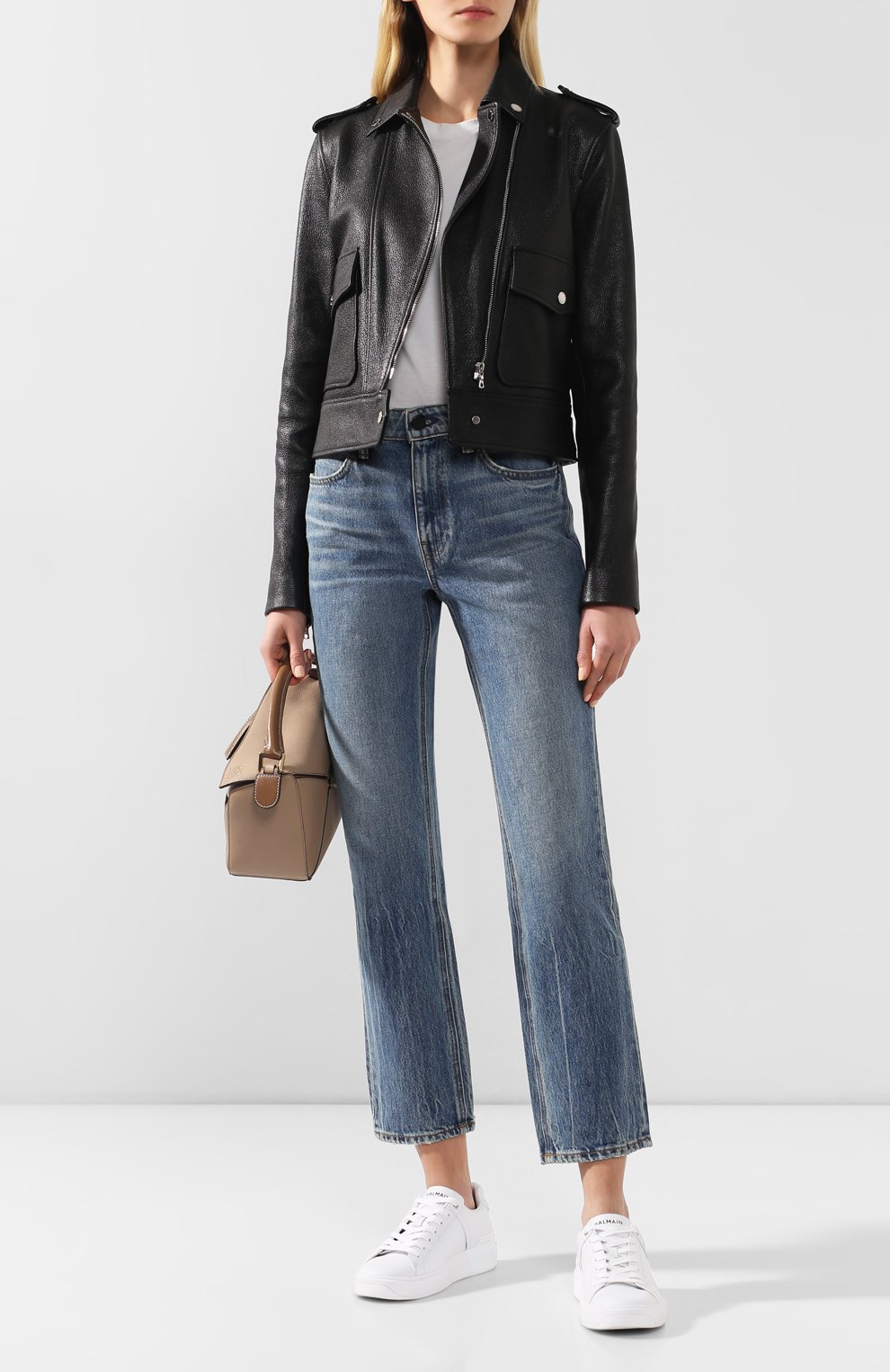 Джинсы ALEXANDER WANG голубого цвета по цене 37000 руб., арт. 4D994039AA, фото 2 Джинсы ALEXANDER WANG, арт. 4D994039AA, фото 2