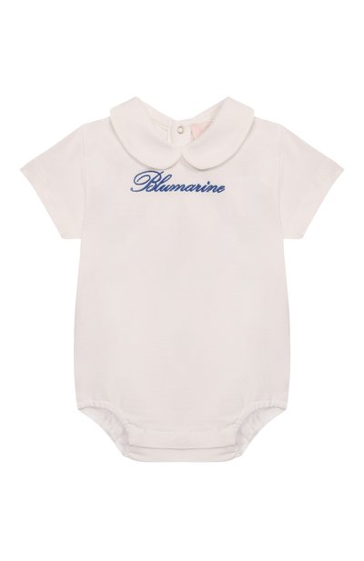 Комплект из боди и шорт BLUMARINE синего цвета по цене 12850 руб., арт. BNCD0080/CAB06, фото 2 Комплект из боди и шорт BLUMARINE, арт. BNCD0080/CAB06, фото 2