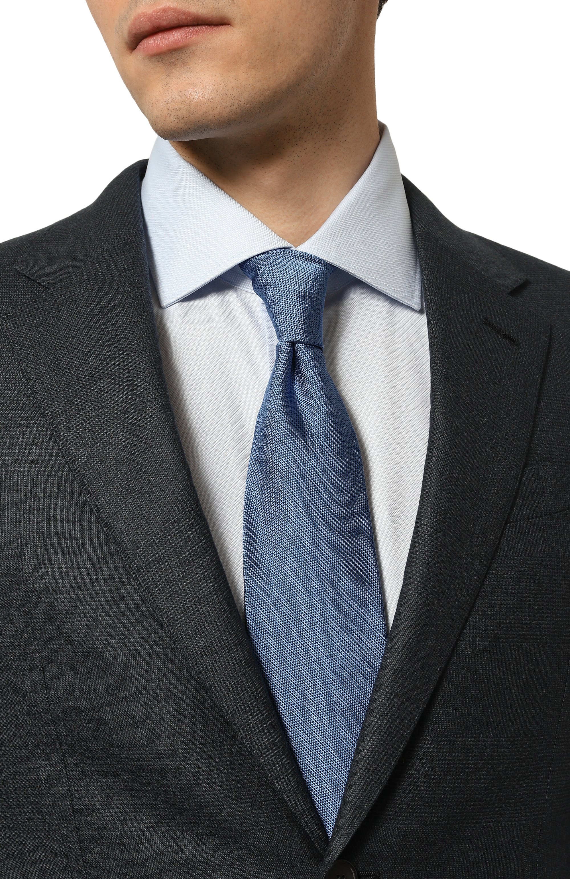 Шелковый галстук ZEGNA, арт. 1P8/Z8D01TA8, фото 2