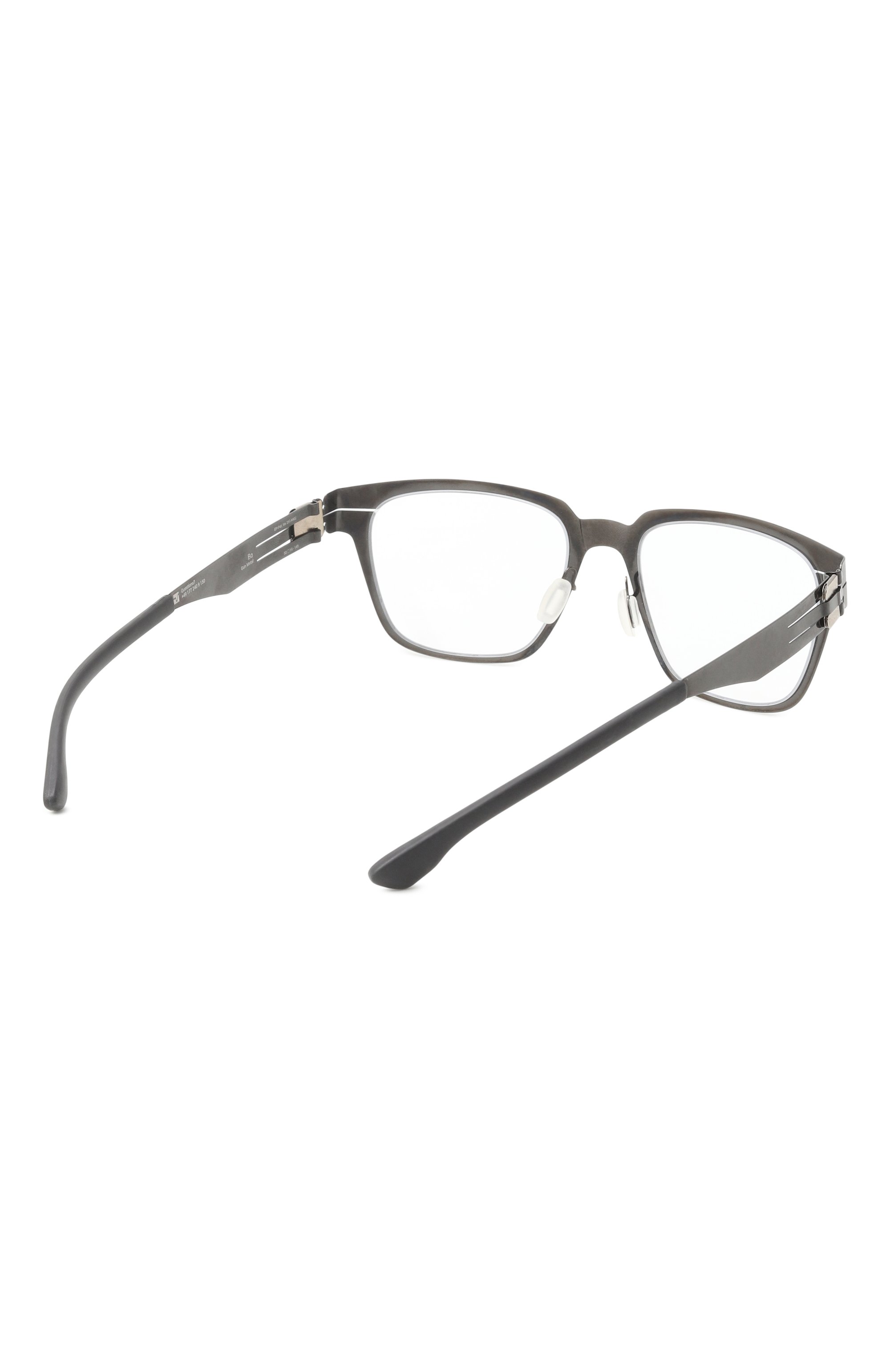 Оправа IC! BERLIN, арт. IB-B0 GUN-METAL BLACK RX-CLEAR D0NNERSTAG, фото 4