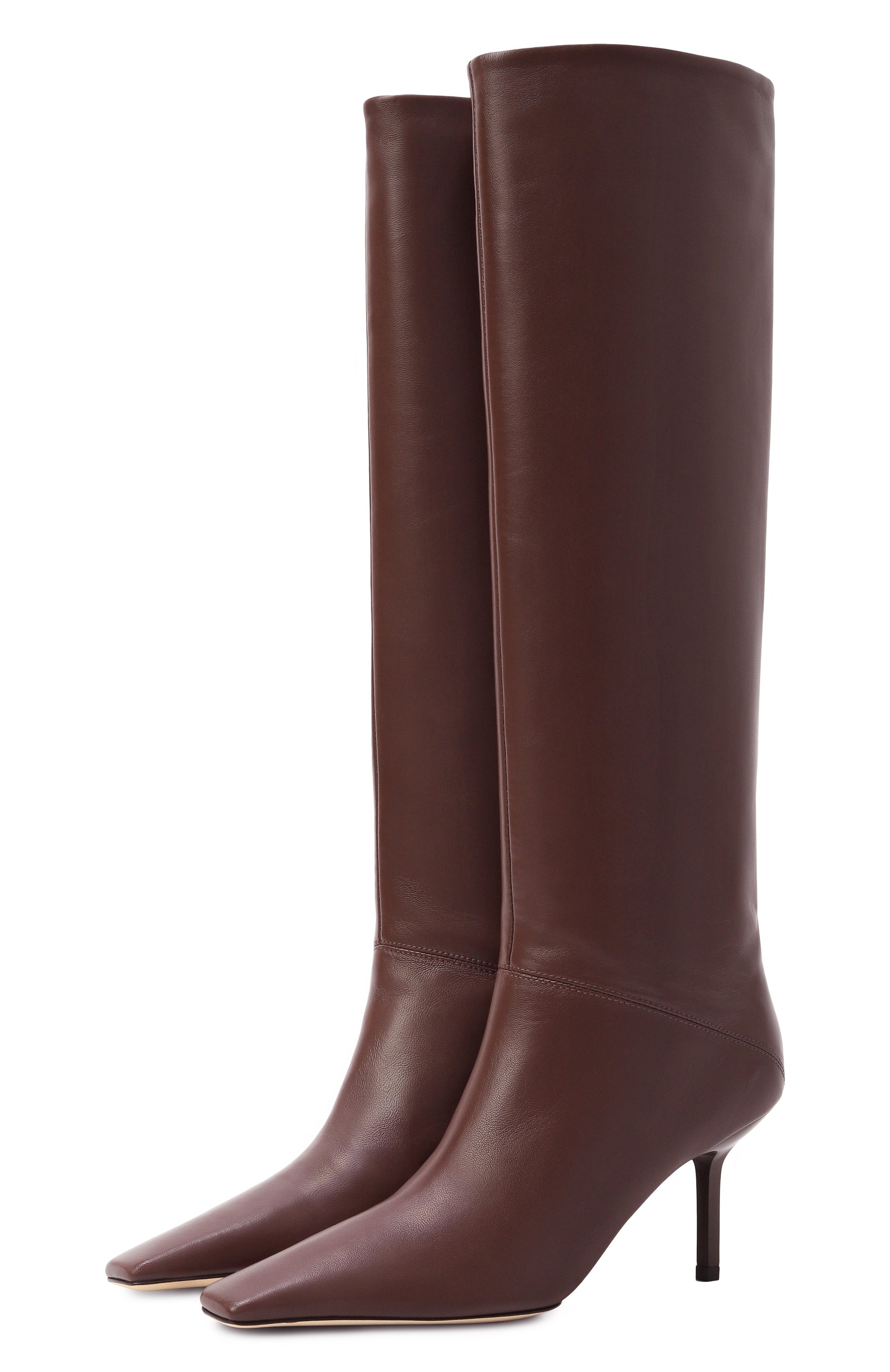 Кожаные сапоги orsola 75 ARMARIUM темно-коричневого цвета по цене 151000 руб., арт. ARMFWSC12/NA04, фото 1 Кожаные сапоги orsola 75 ARMARIUM, арт. ARMFWSC12/NA04, фото 1