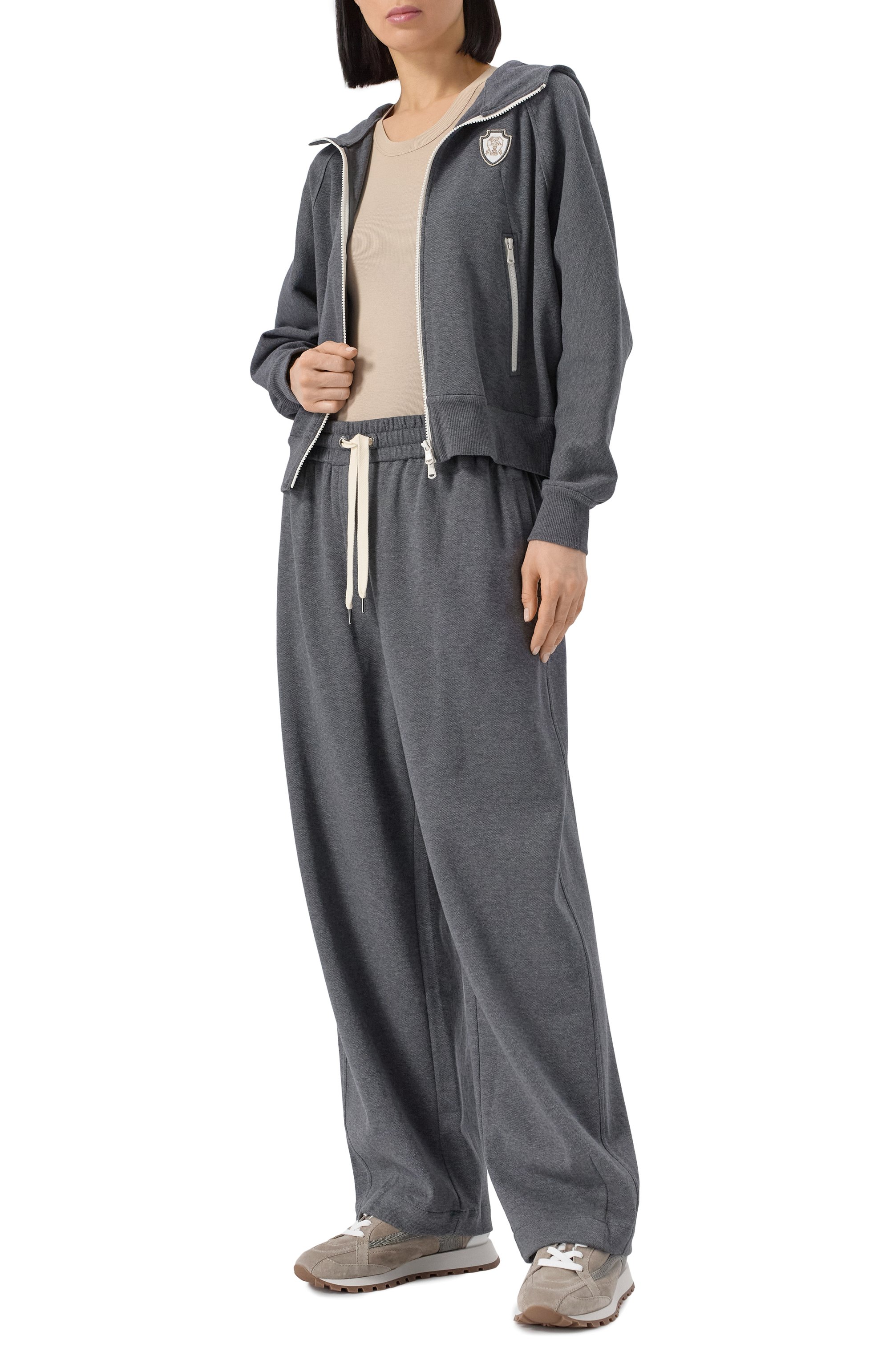 Замшевые кроссовки BRUNELLO CUCINELLI, арт. MZSFG2943, фото 2