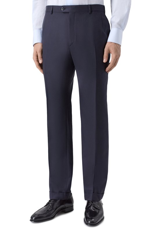 Шерстяной костюм Brioni RA000L/P5AMJ_001 Синий  RA000L/P5AMJ_001 Фото 4