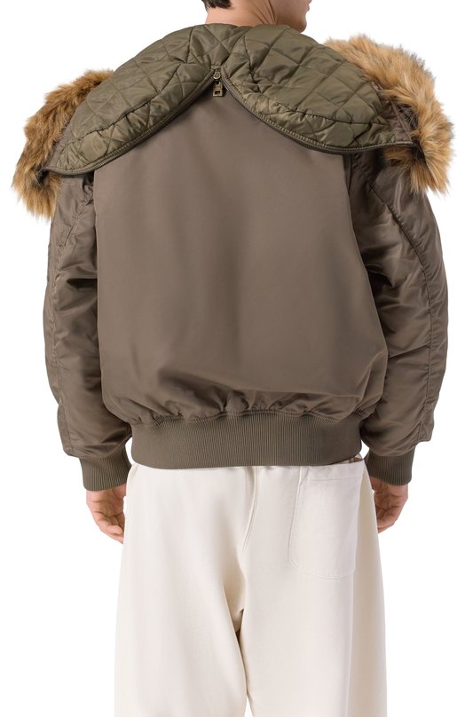 Утепленный бомбер HUGO 50546230 Серый  50546230 Фото 6