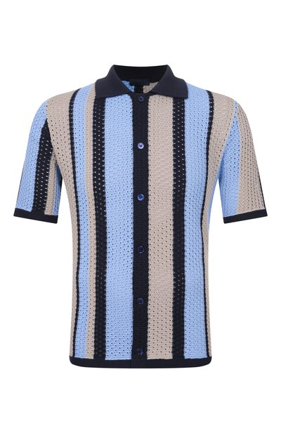 Мужская рубашка из шелка и хлопка MVST, арт. M26.2PM.K145/Y207