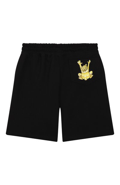 Хлопковые шорты SPRAYGROUND черного цвета по цене 12450 руб., арт. SPY1286EBLK, фото 2 Хлопковые шорты SPRAYGROUND, арт. SPY1286EBLK, фото 2