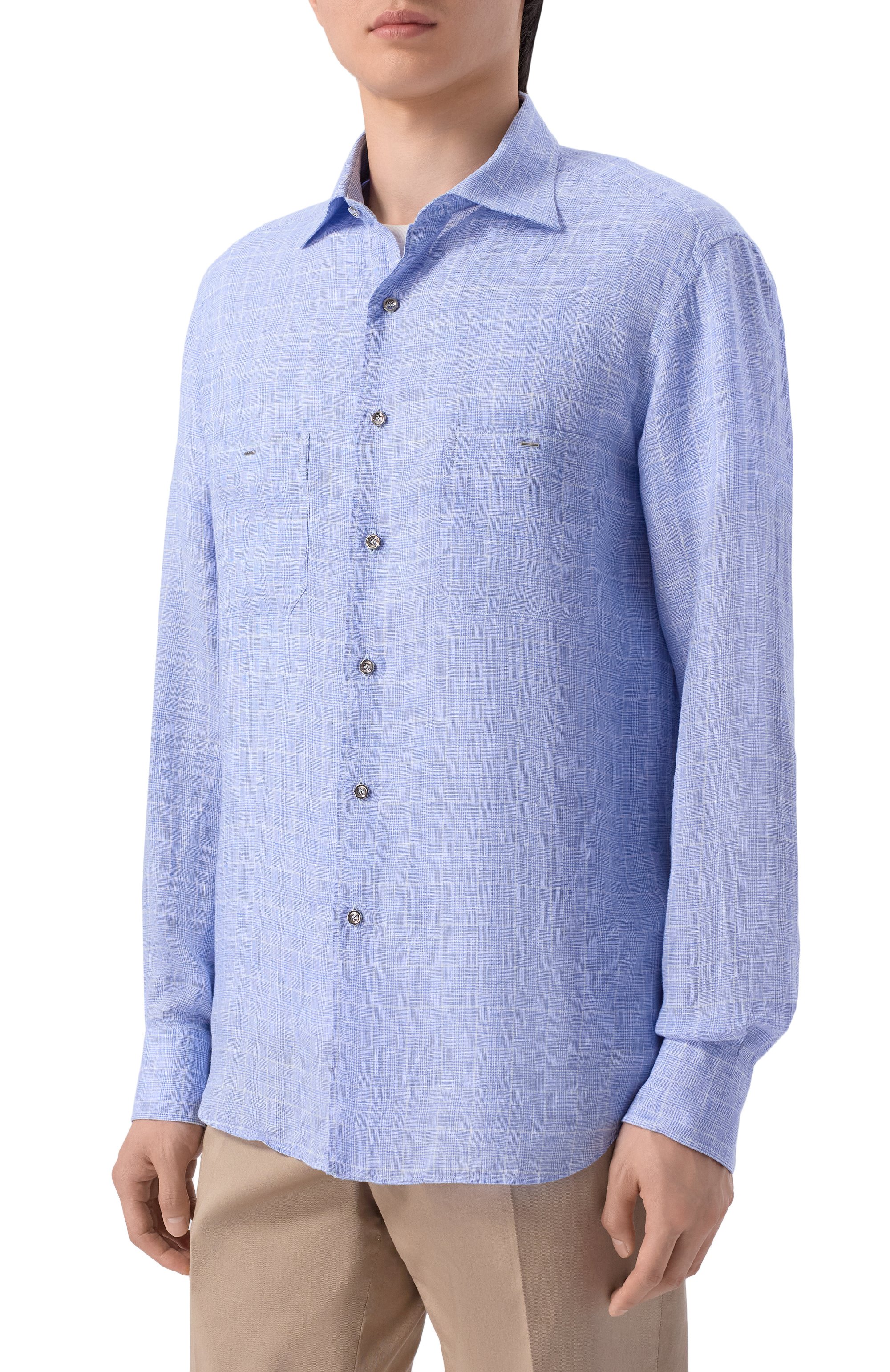 Льняная рубашка STEFANO RICCI, арт. MC007948/BX3124, фото 3