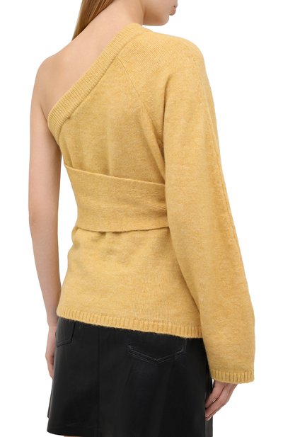 Свитер NANUSHKA, арт. CLET0_YELL0W_FLUFFY KNIT, фото 4