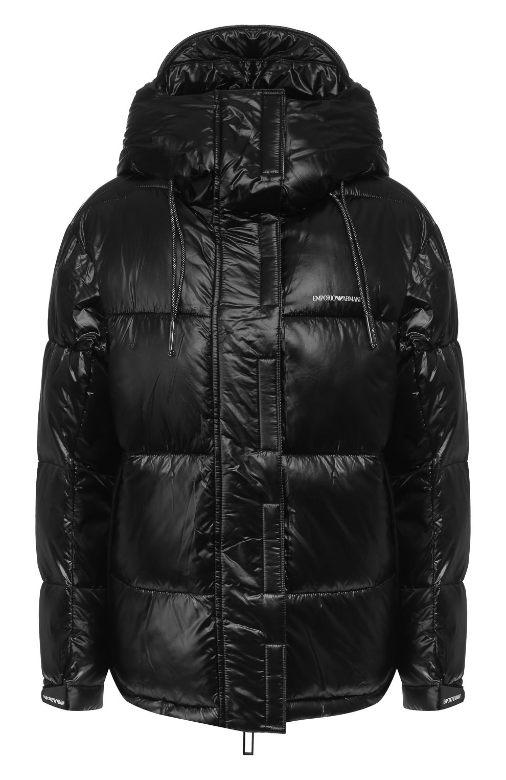 Пуховик EMPORIO ARMANI черного цвета по цене 53750 руб., арт. 6G2B88/1NIHZ, фото 1 Пуховик EMPORIO ARMANI, арт. 6G2B88/1NIHZ, фото 1