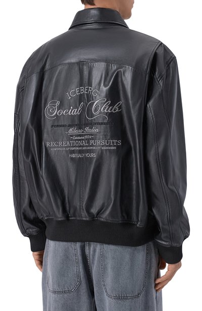 Кожаный бомбер ICEBERG, арт. Z020/6805, фото 4