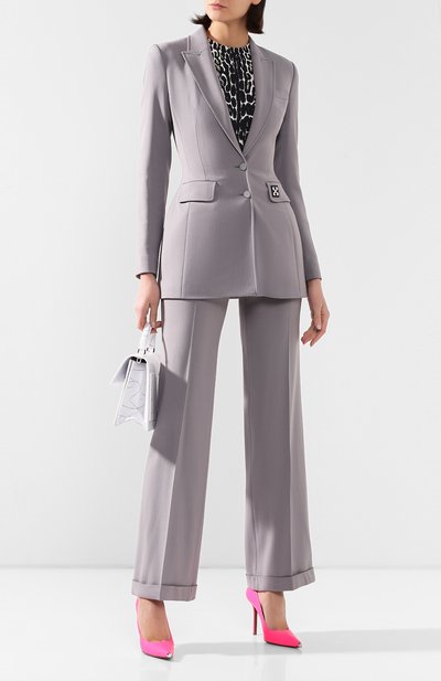 Жакет из смеси вискозы и шерсти OFF-WHITE, арт. 0WEF038R205150680600, фото 2