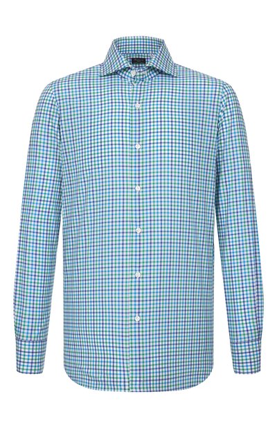 Мужская хлопковая рубашка FINAMORE 1925, арт. NAP0LI 1 EDUARD0 Z L/M0683