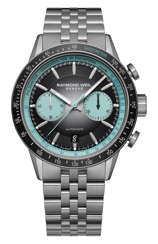 Часы Freelancer Pop Bi-Compax Raymond Weil 7780-TI-20425 Бесцветный 7780-TI-20425