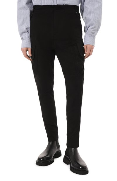 Хлопковые брюки-карго 139DEC, арт. PN374-BK, фото 3