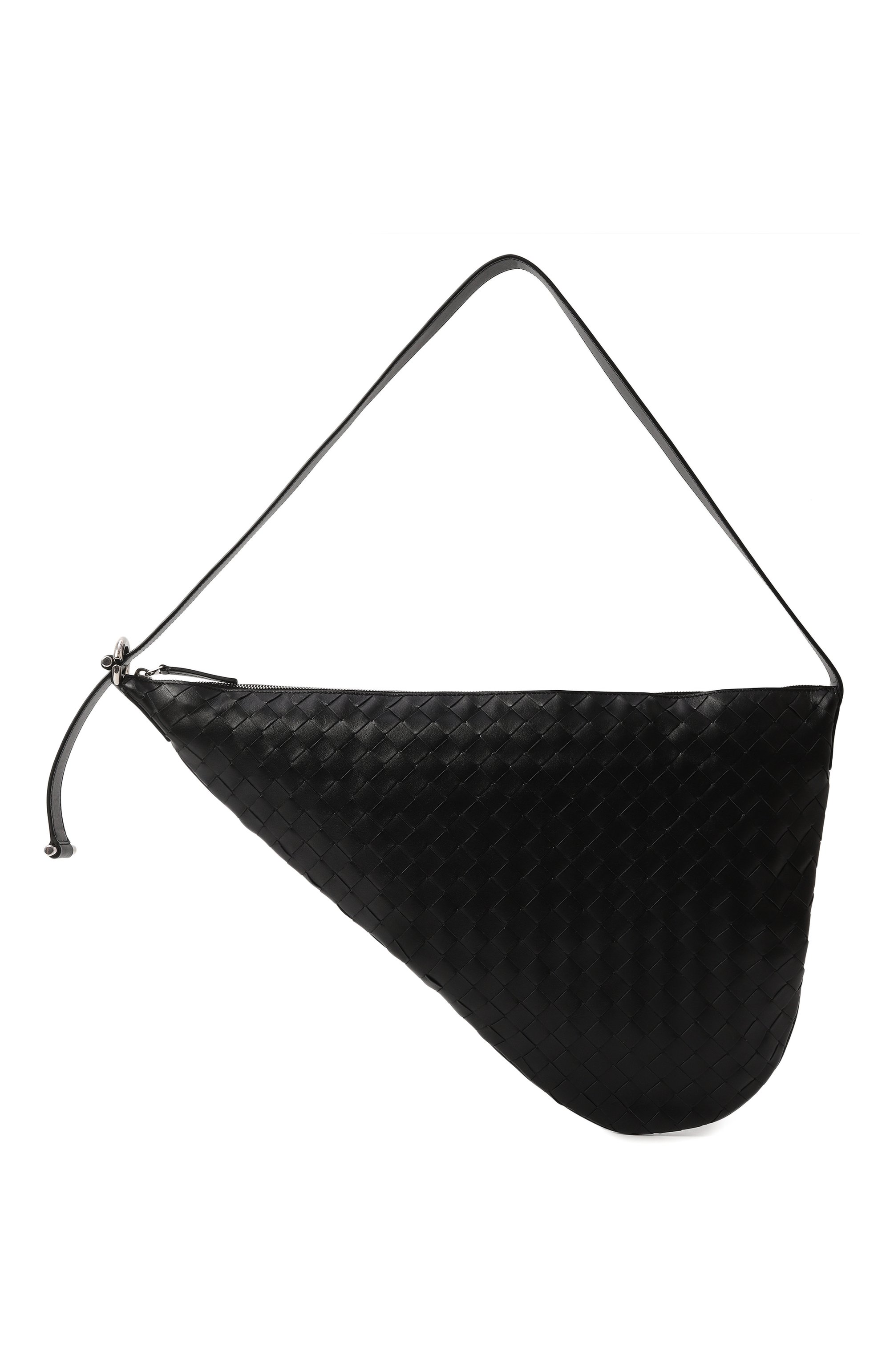 Сумка virgule BOTTEGA VENETA черного цвета по цене 385000 руб., арт. 743574/V2HL1, фото 1 Сумка virgule BOTTEGA VENETA, арт. 743574/V2HL1, фото 1