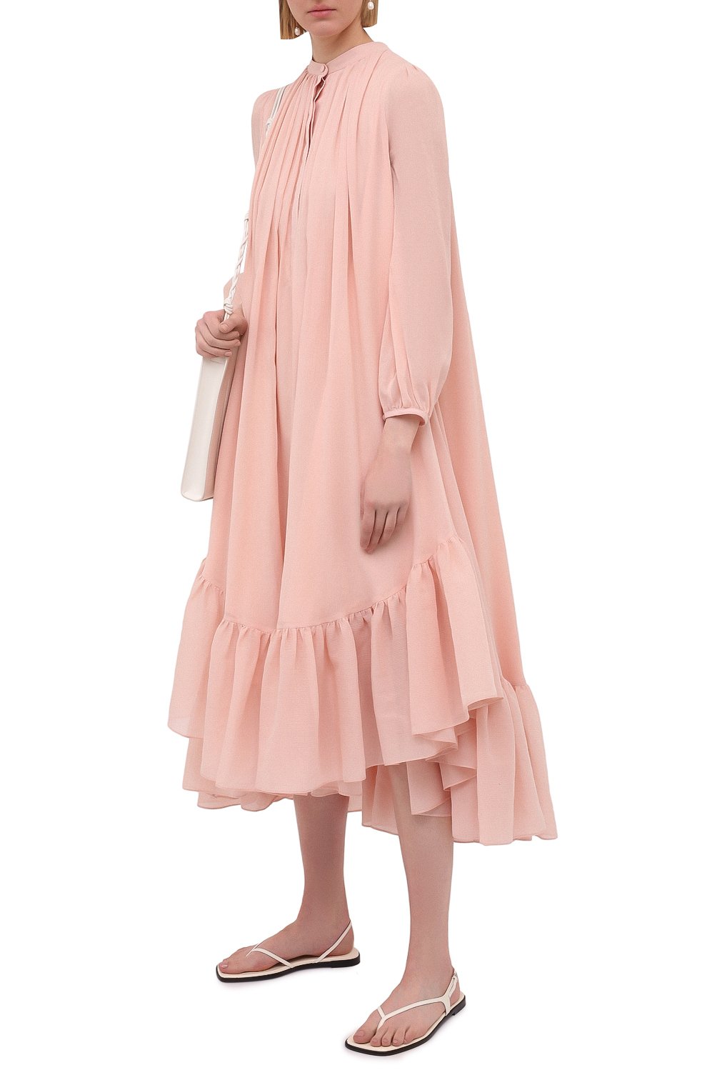 Хлопковое платье ALEXANDER MCQUEEN, арт. 657429/QAAAZ, фото 2