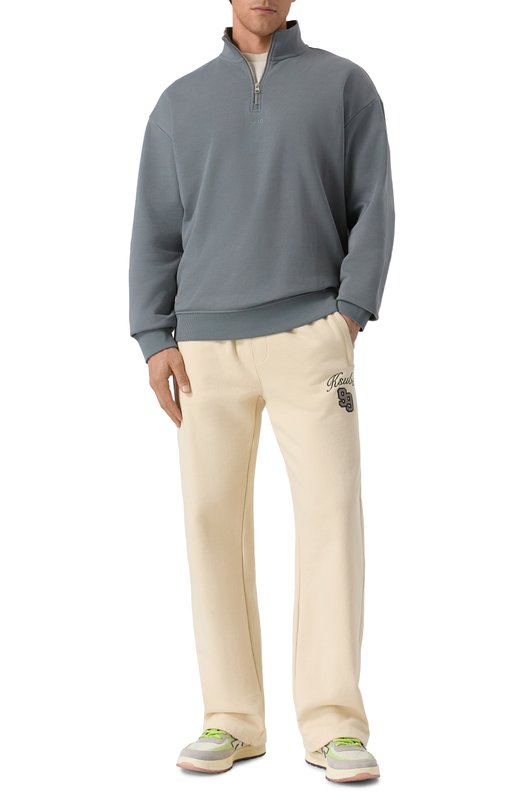 Хлопковые брюки Ksubi MSP25PA009 Кремовый  MSP25PA009 Фото 2