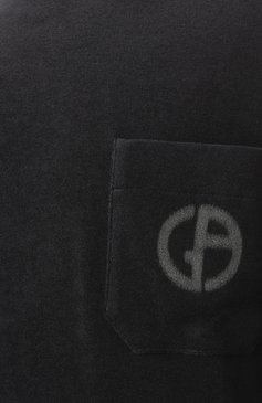 Мужская хлопковый лонгслив GIORGIO ARMANI черного цвета, арт. GM001249/TE13896 | Фото 6 (Рукава: Длинные; Длина (для топов): Стандартные; Стили: Кэжуэл; Принт: С принтом; Материал внешний: Хлопок; Мужское Кросс-КТ: Футболка-одежда; Кросс-КТ: Джерси; Автоматизация состава: Проставлено; Автоматизация ТО: Проставлено)