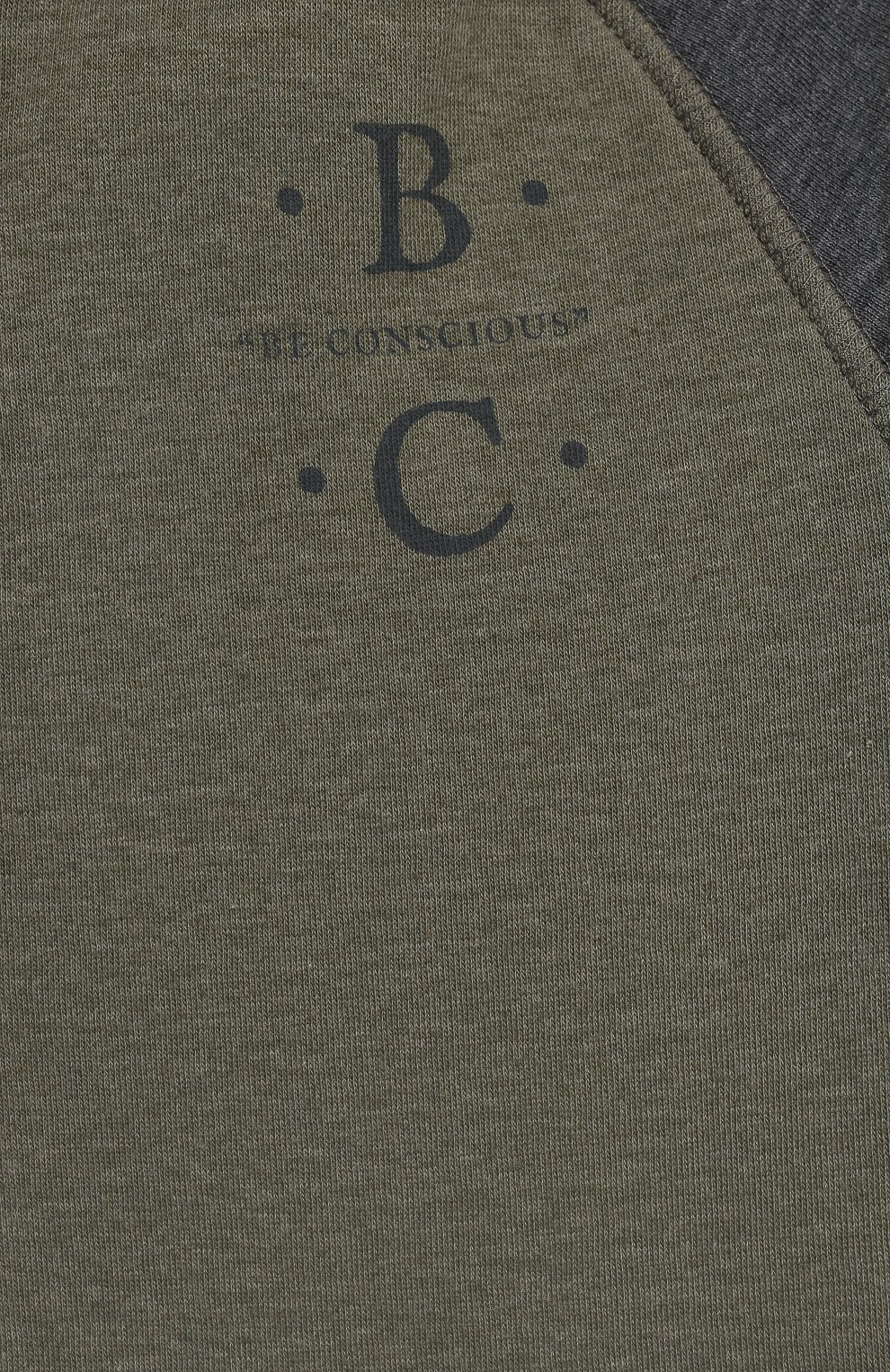 Хлопковая толстовка BRUNELLO CUCINELLI хаки цвета по цене 47400 руб., арт. BD847E113C, фото 3 Хлопковая толстовка BRUNELLO CUCINELLI, арт. BD847E113C, фото 3