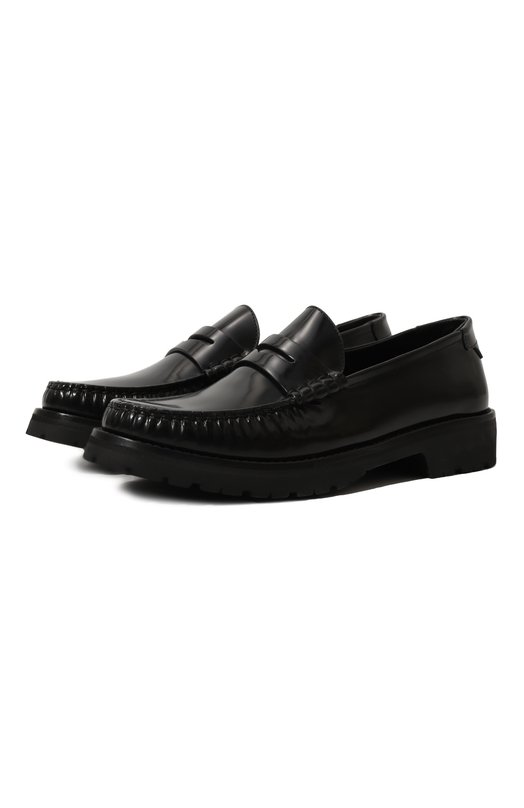 фото Кожаные пенни-лоферы saint laurent