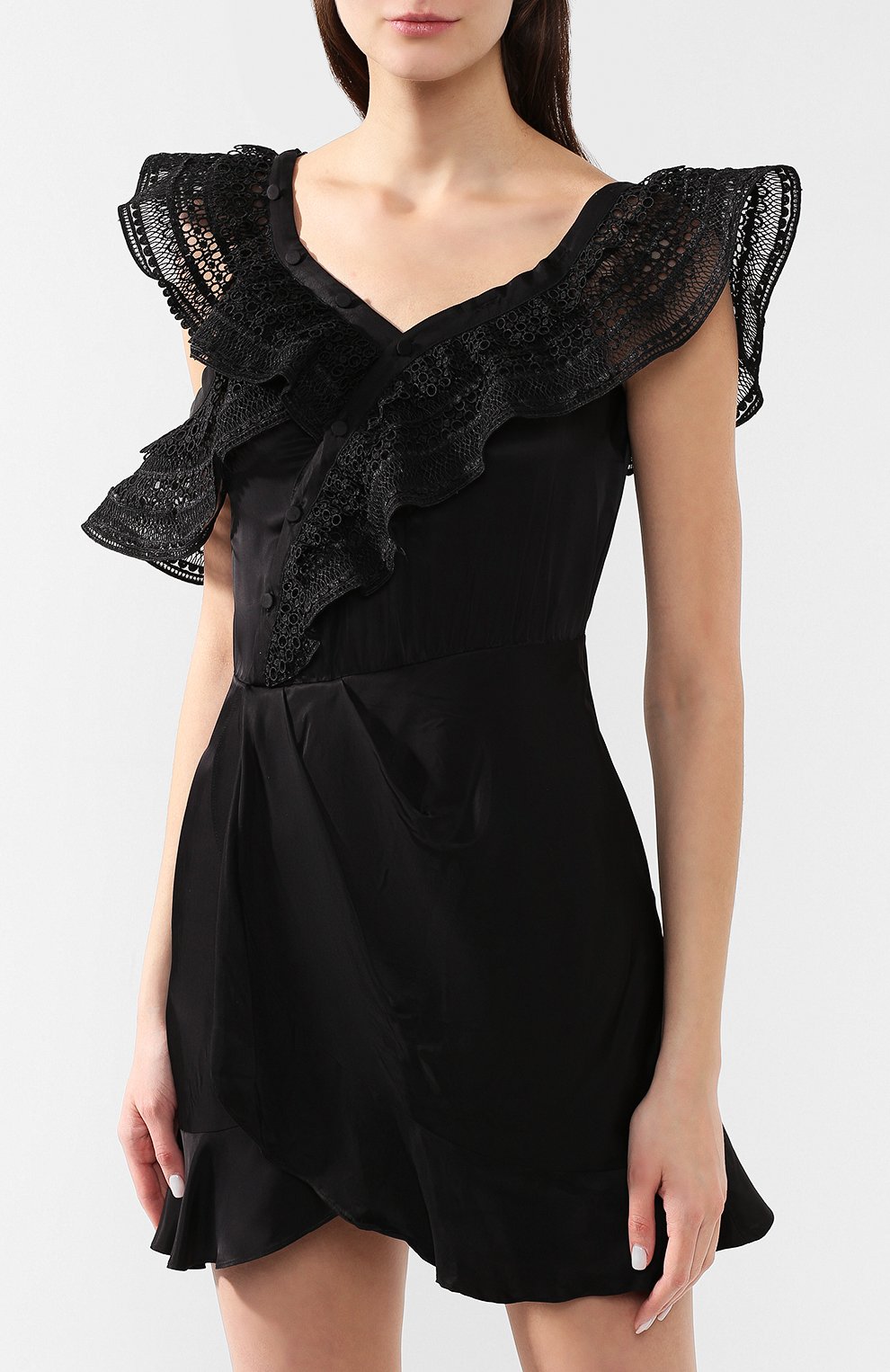 Платье с оборками SELF-PORTRAIT, арт. SP21-106D, фото 3