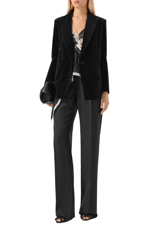 Бархатный жакет Antonelli Firenze P3182/682B Чёрный  P3182/682B Фото 2