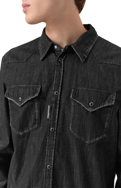 Джинсовая рубашка DSQUARED2, арт. S74DM0936/S30826, фото 5