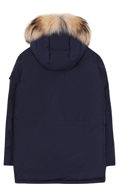 Парка на молнии с капюшоном и меховой отделкой MONCLER ENFANT, арт. D2-954-42322-25-57244/12-14A, фото 2